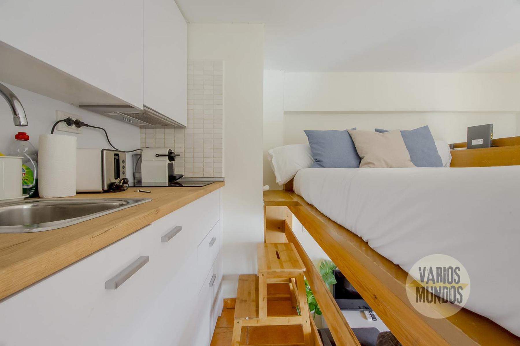 Apartmán Nuevo Atico Loft 1Hab 3Pax En La Plaza De Chueca Madrid Exteriér fotografie