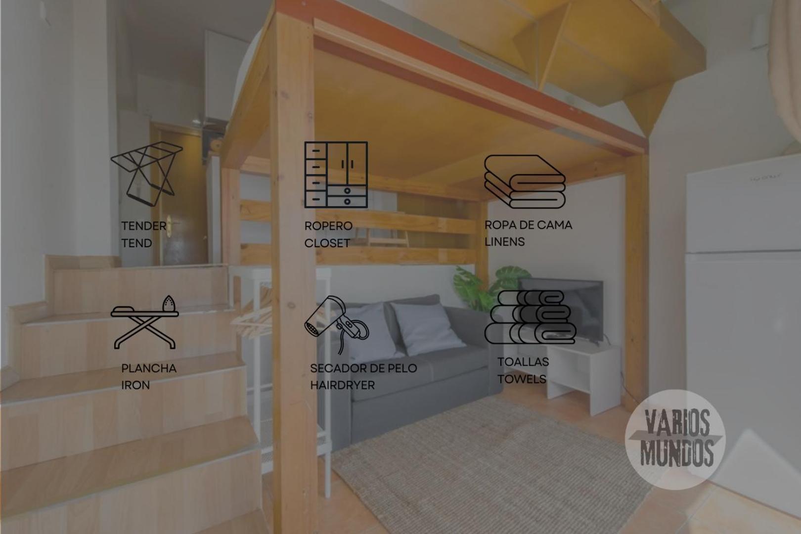 Apartmán Nuevo Atico Loft 1Hab 3Pax En La Plaza De Chueca Madrid Exteriér fotografie